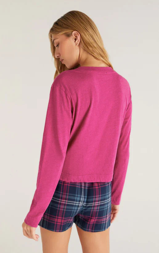Bring Wine Long Sleeve Tee - FINAL SALE