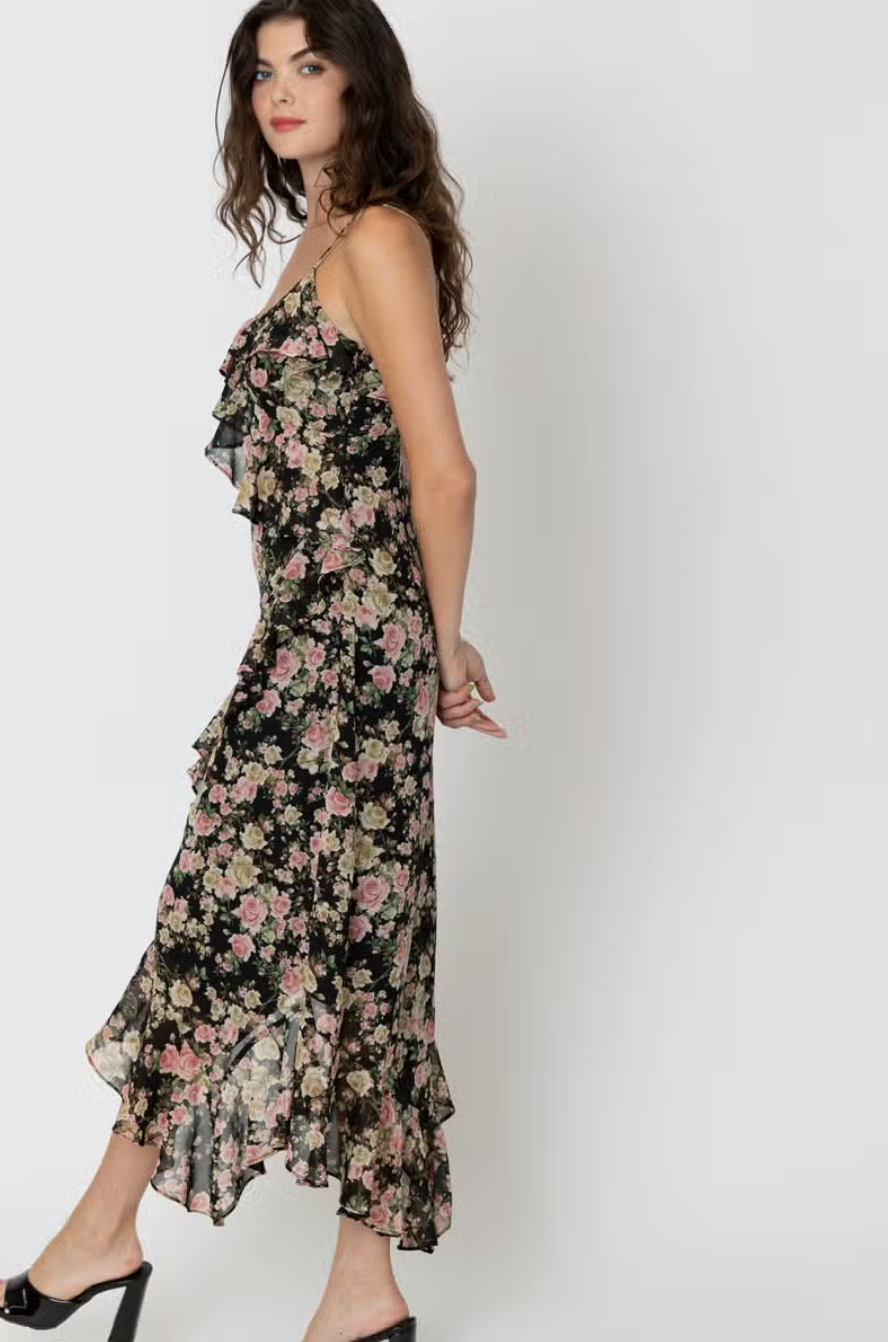Chandra Floral Maxi Dress
