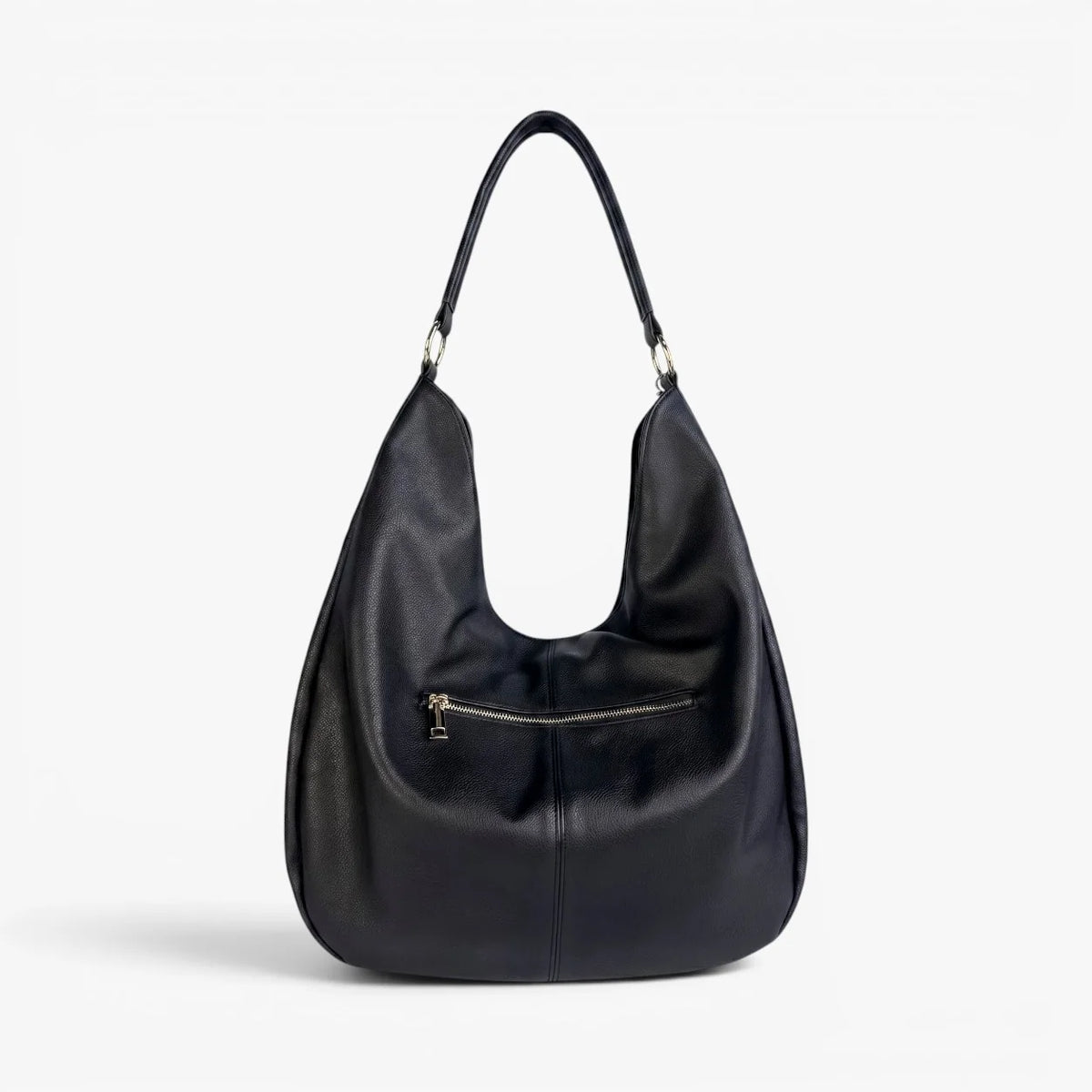 Vivienne Black Vegan Hobo Bag