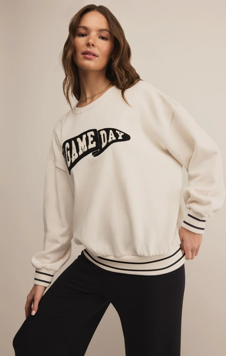 Oversized Game Day Sweatshirt