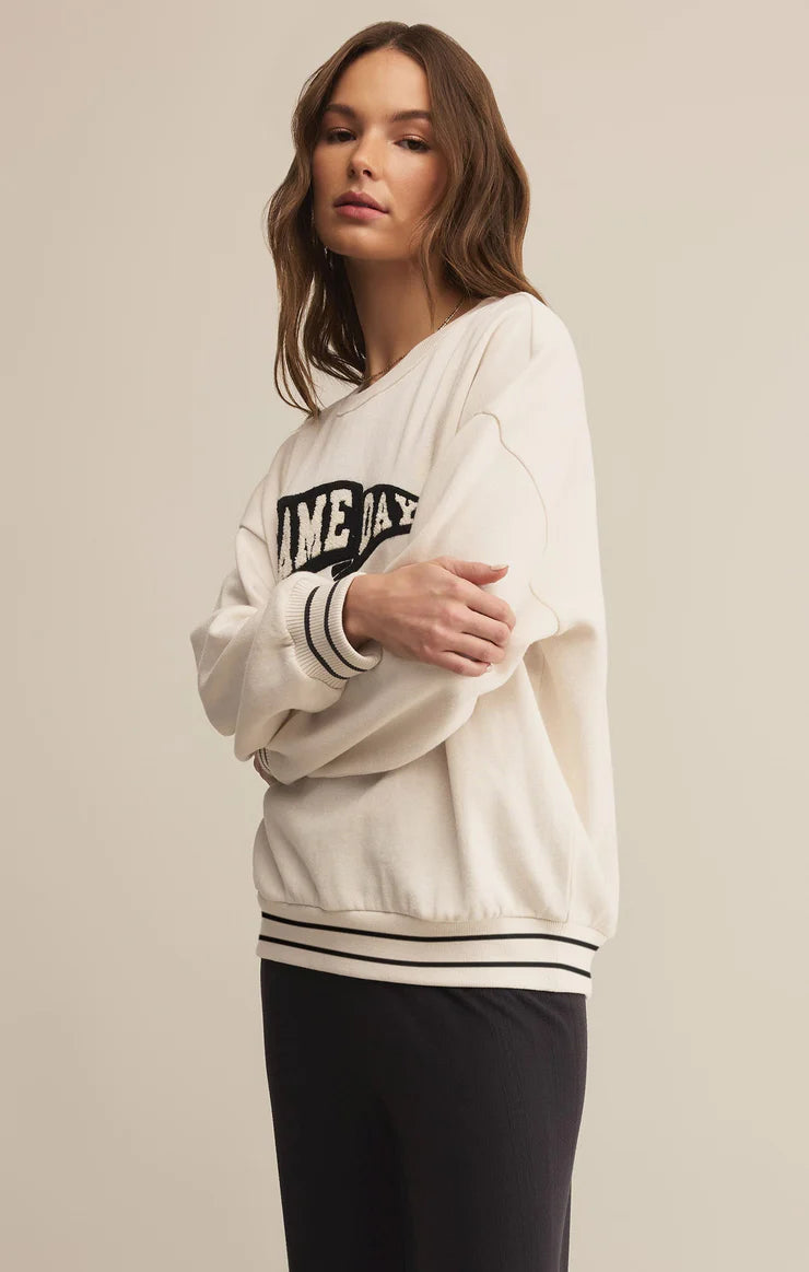 Oversized Game Day Sweatshirt