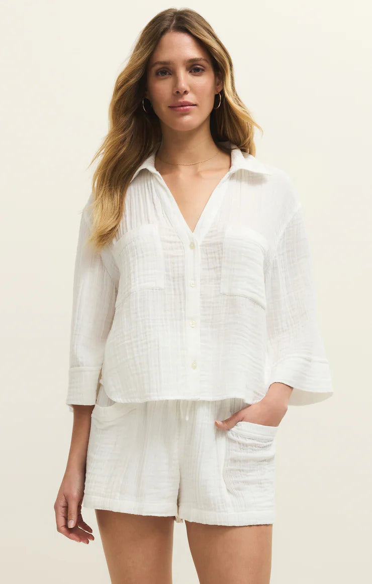 Helena Airy Gauze Top
