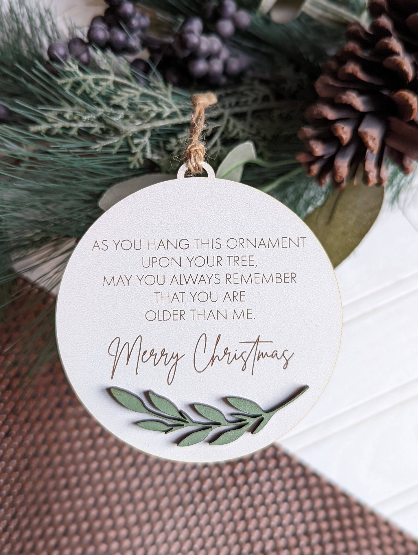 As You Hang This On Your Tree Ornament
