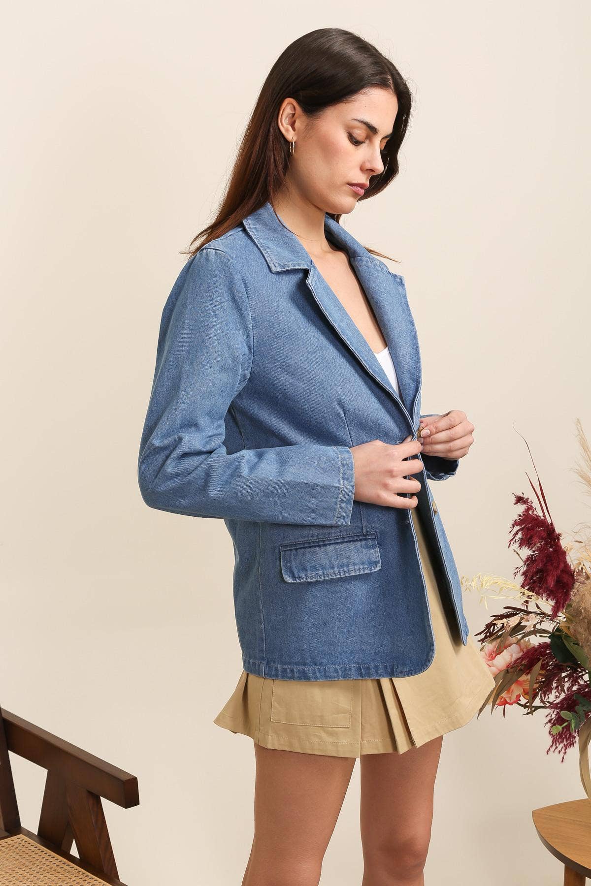Alex Denim Blazer - FINAL SALE