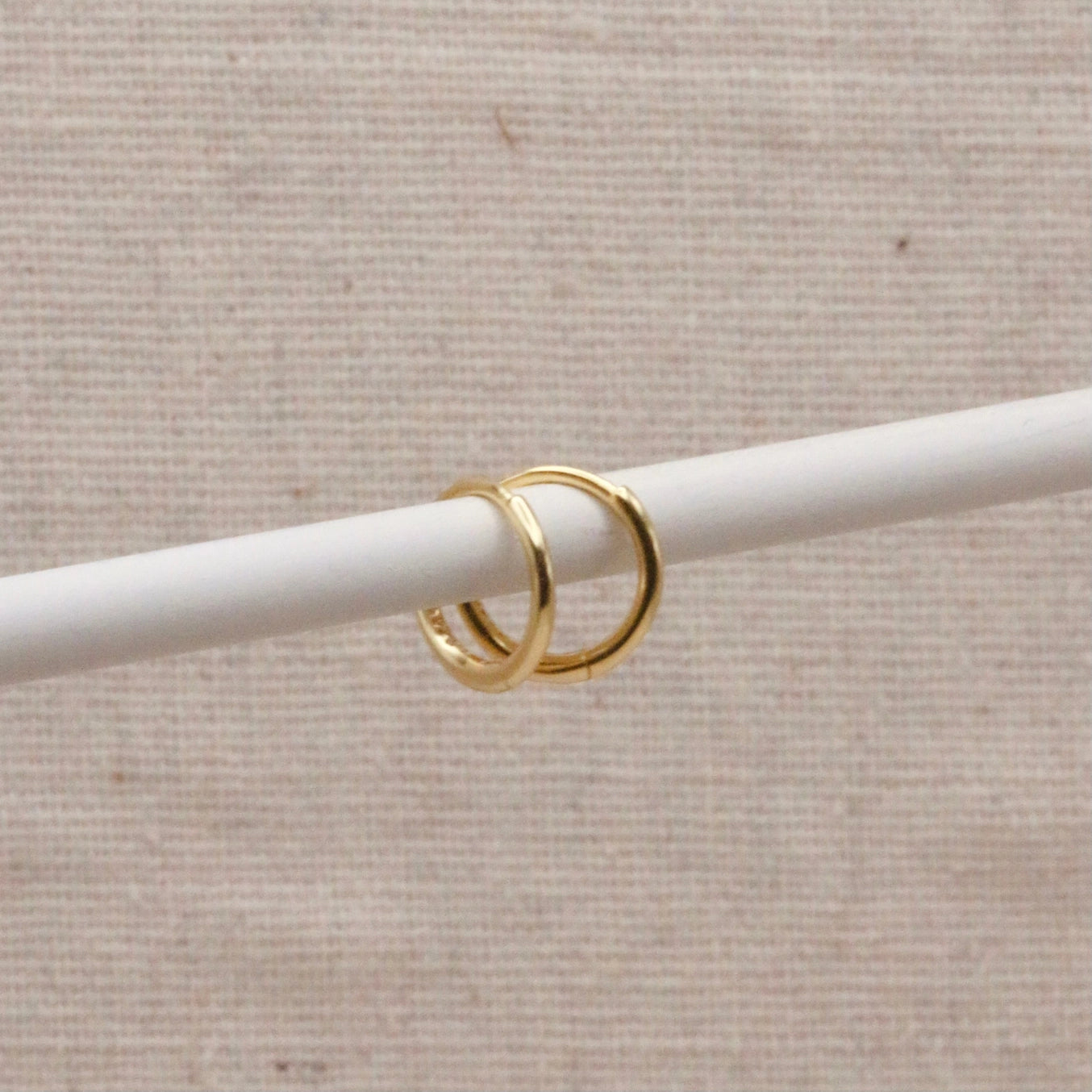 Gold Essential Huggie Hoops