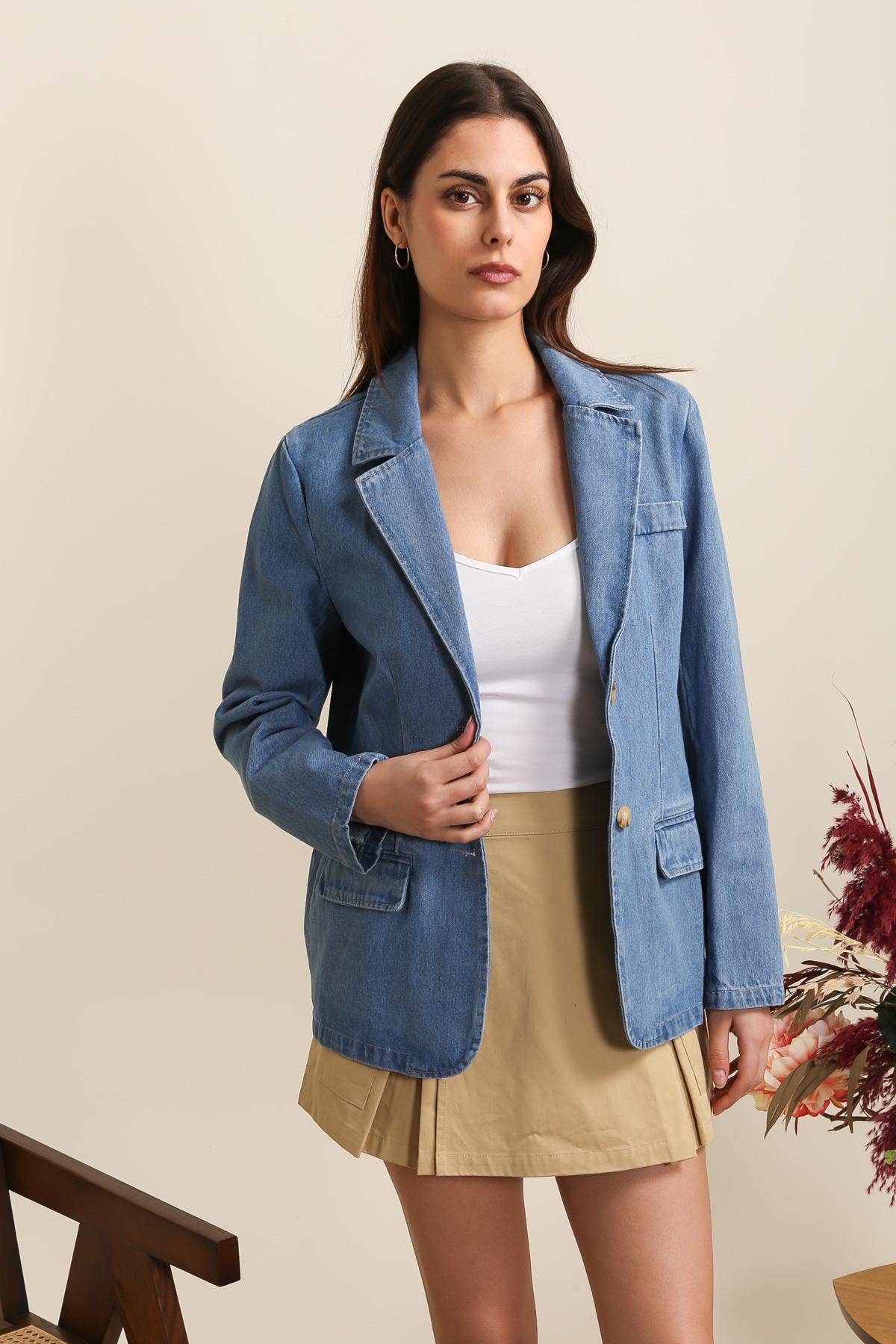 Alex Denim Blazer - FINAL SALE