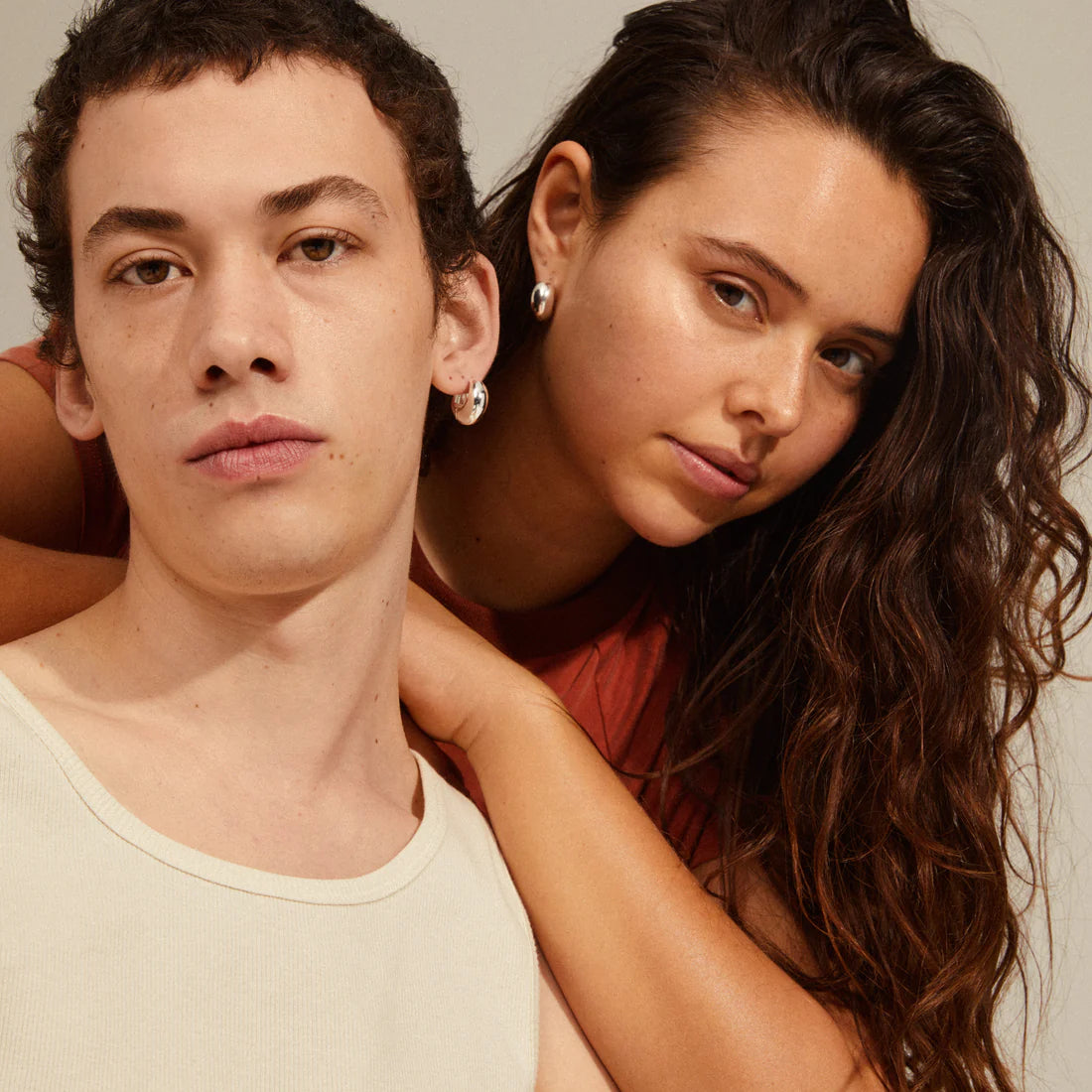 Ioanna Hoops in Silver