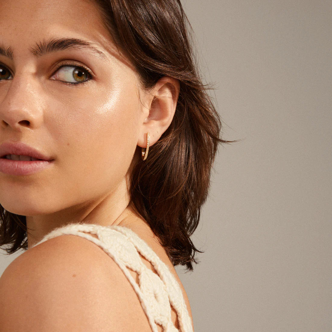 Anaya Crystal Hoops