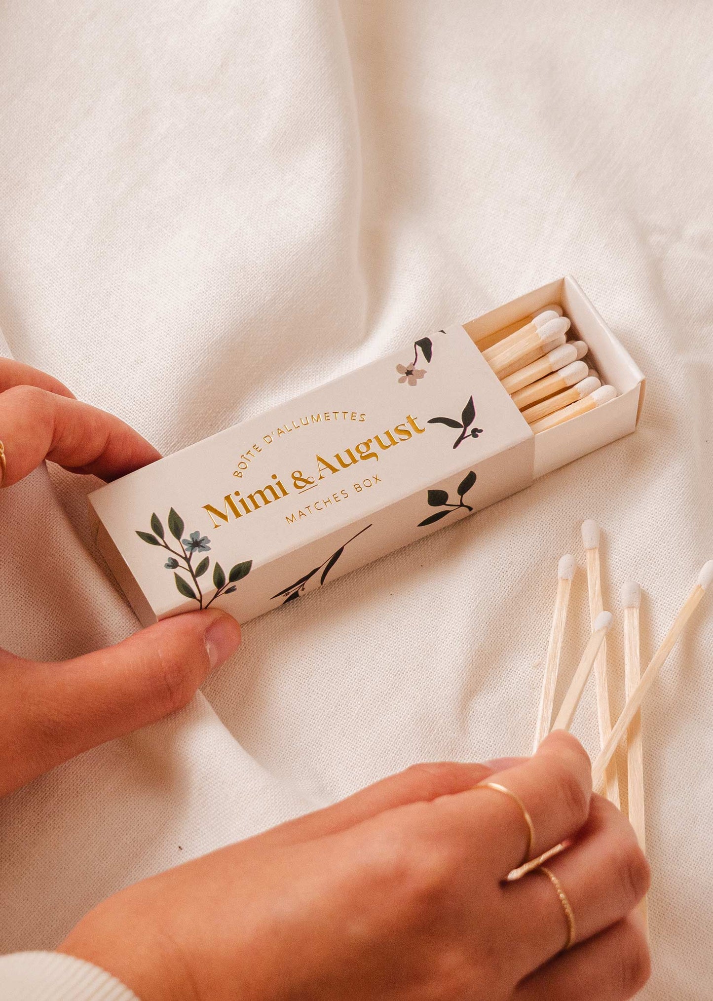 Mimi Floral Matchbox - 30 Sticks