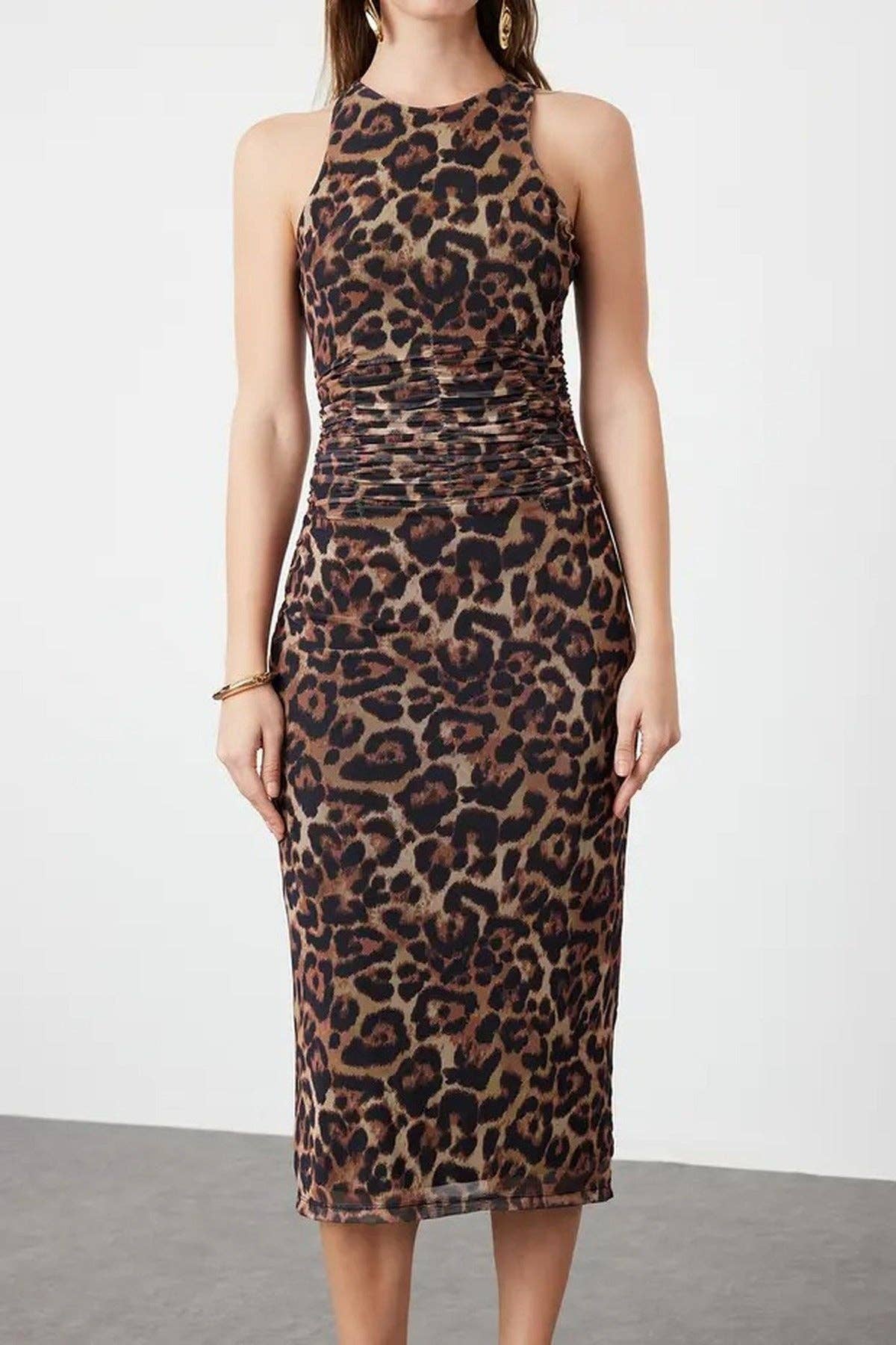Leopard Midi Dress