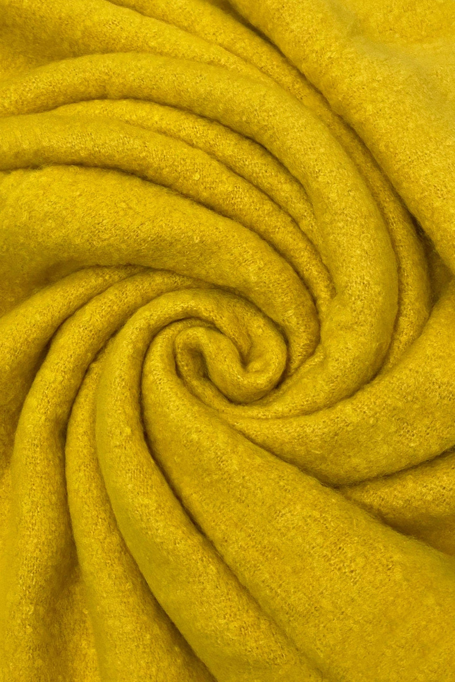 Tassel Blanket Scarf: Yellow