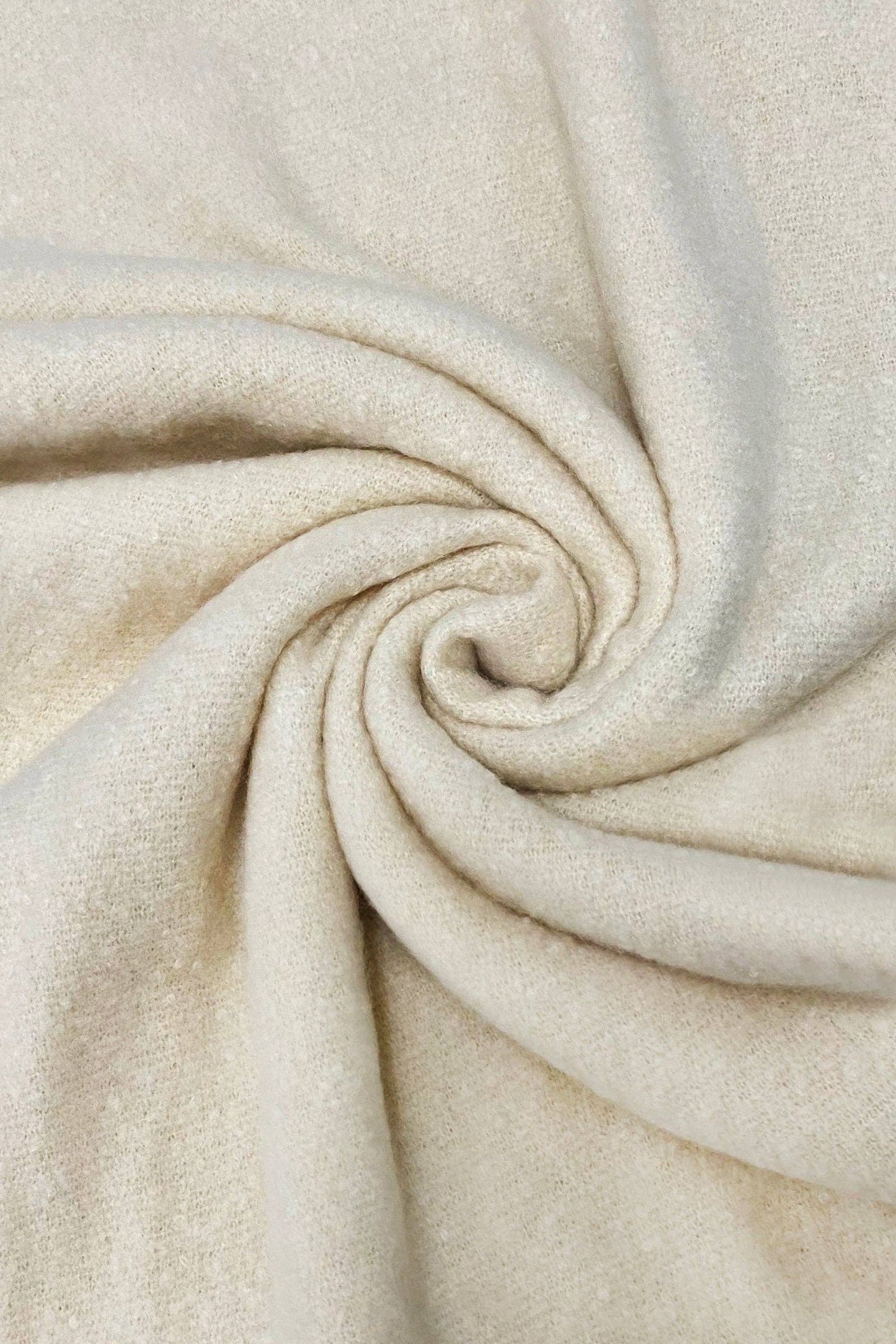 Tassel Blanket Scarf: Ivory
