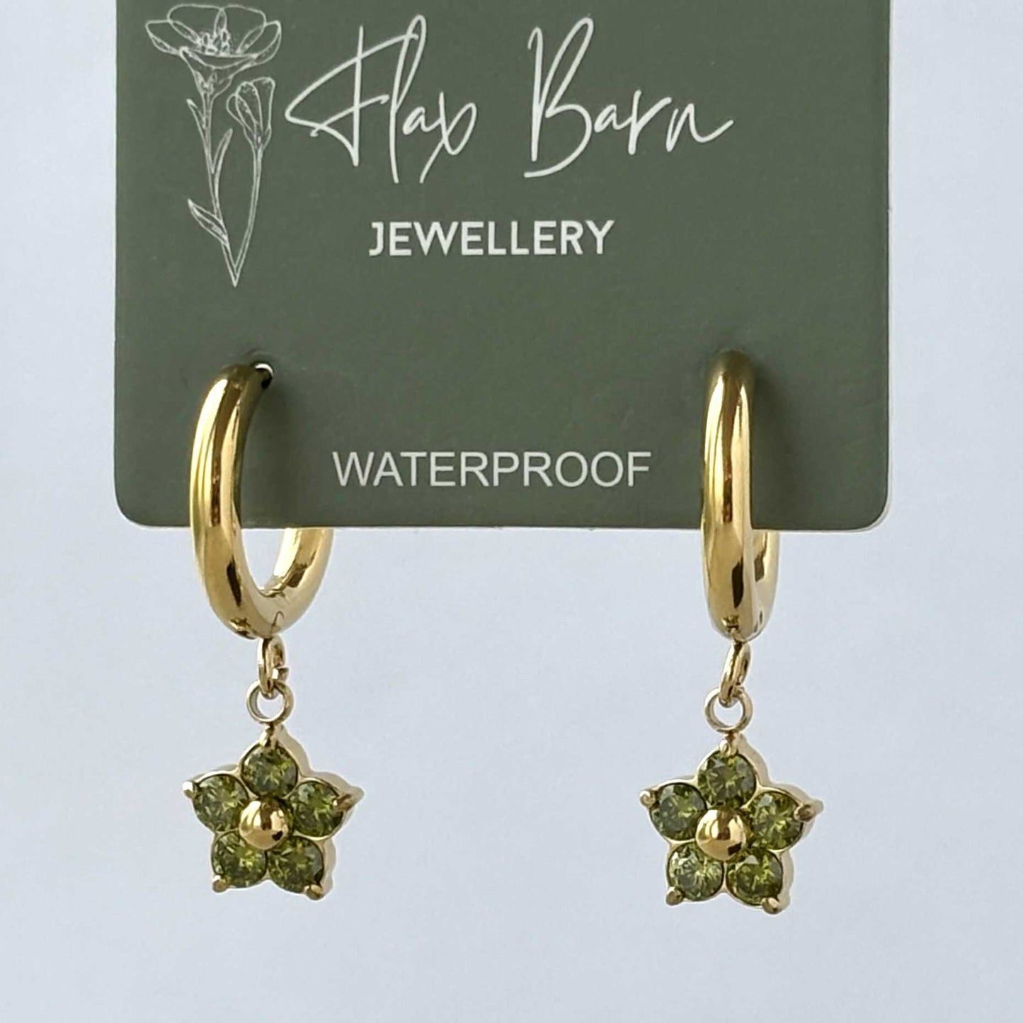 Flower Zirconia Huggies