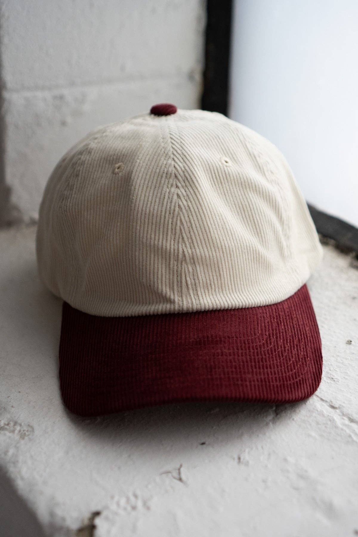 Corduroy Dad Hat in Plum
