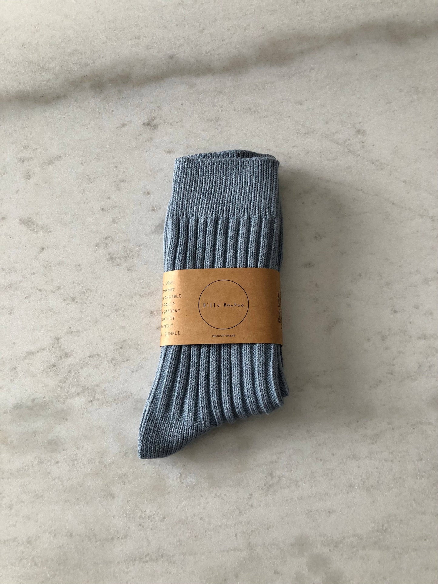 Ribbed Cotton Socks