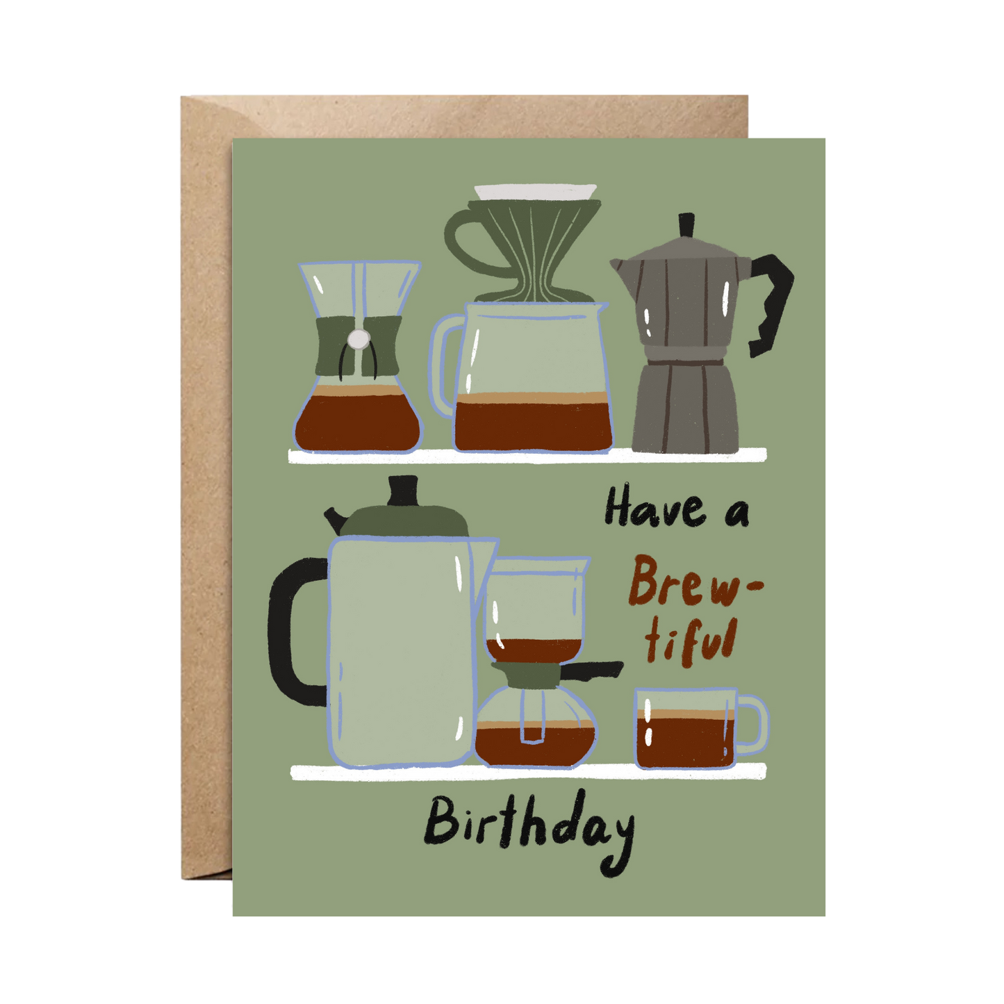 Brew-tiful Birthday Card