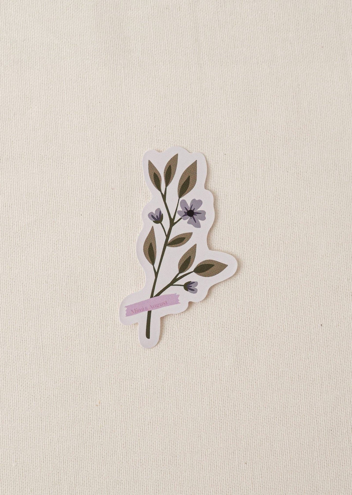 Balloon Flower Vinyl Sticker