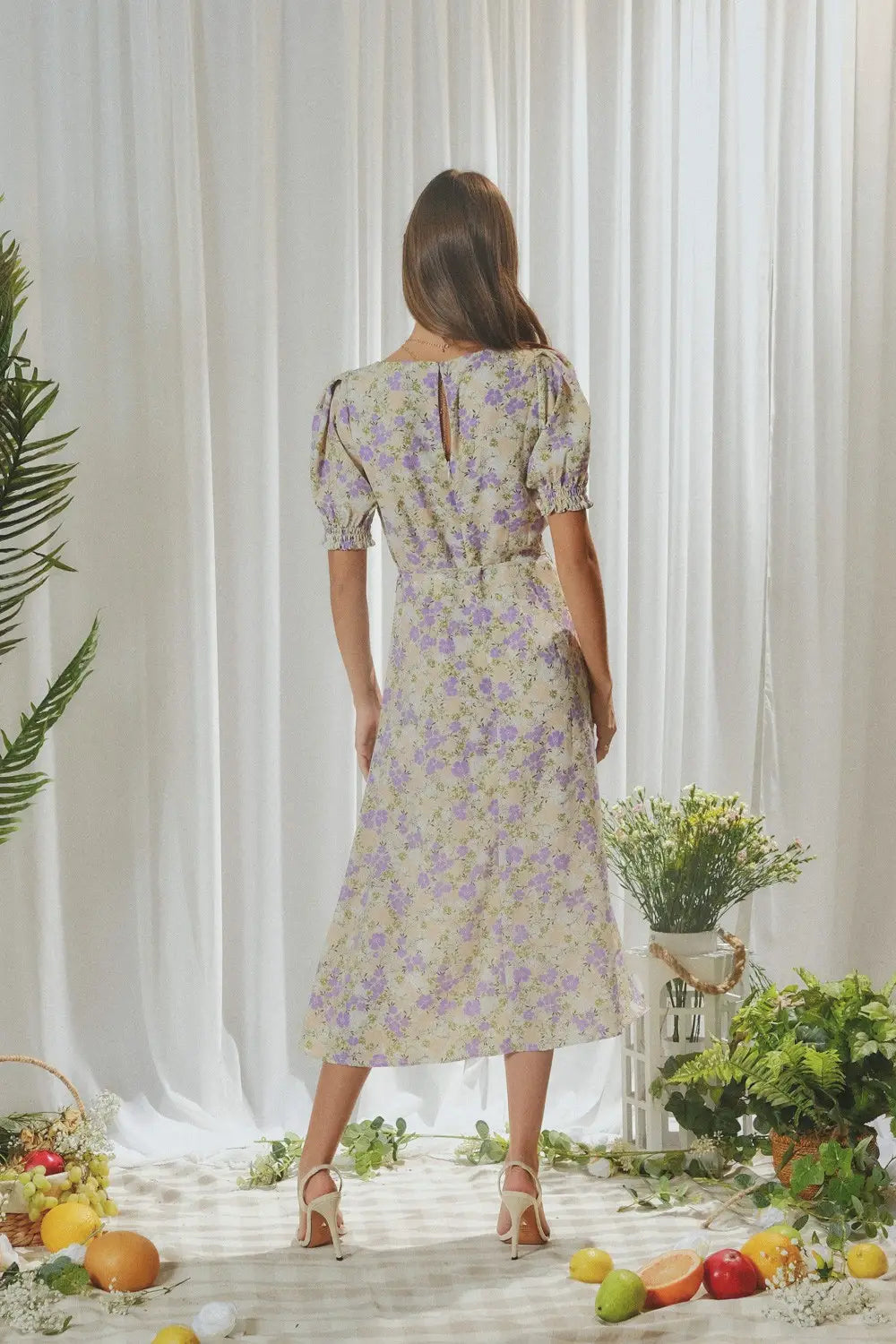 Elizabeth Floral Midi Dress