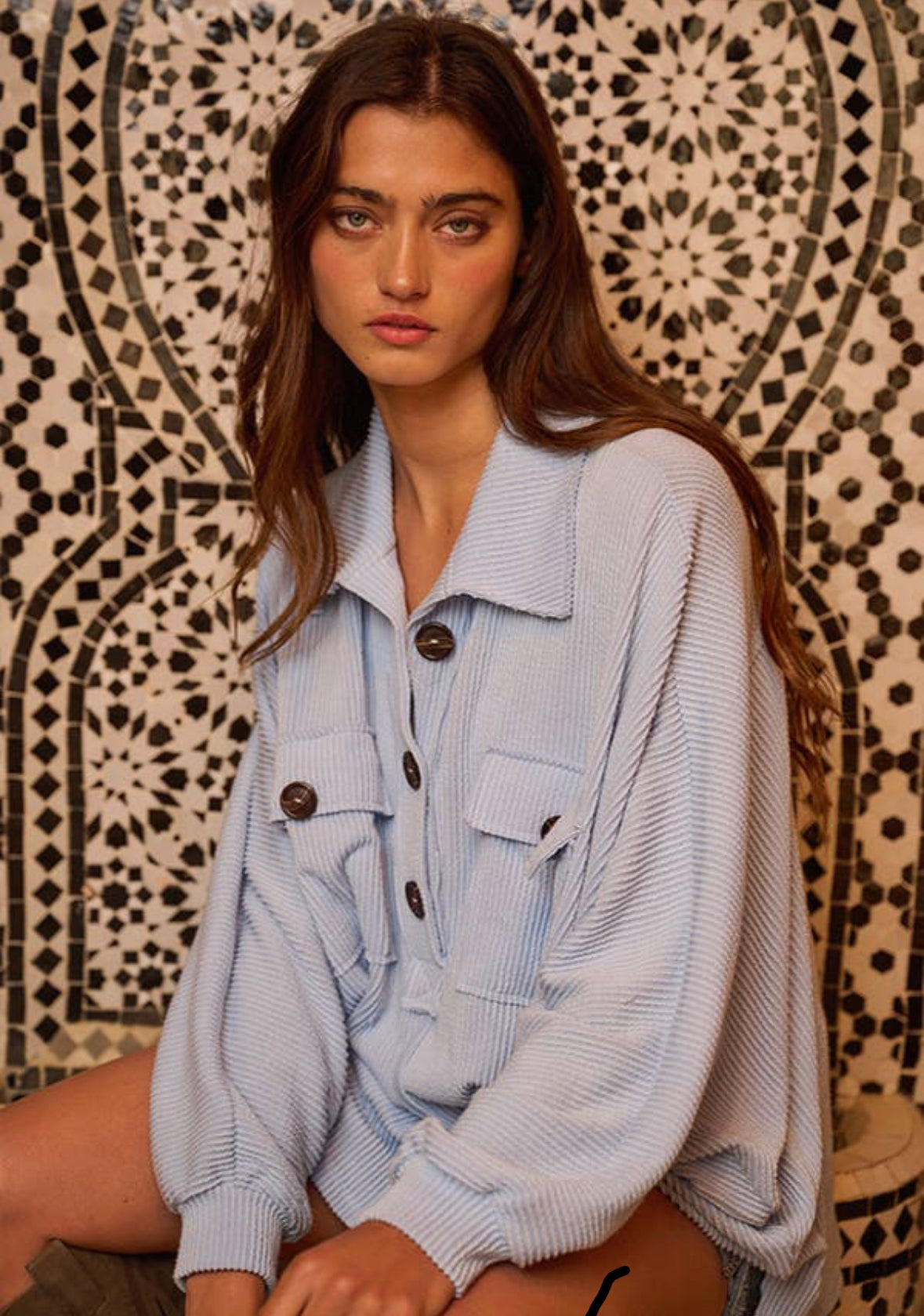 Sky French Terry Top