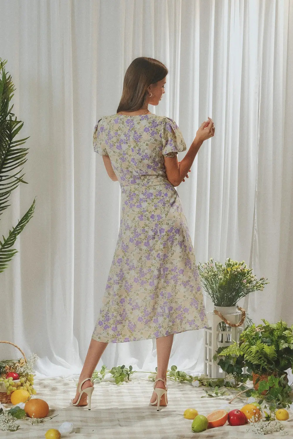Elizabeth Floral Midi Dress
