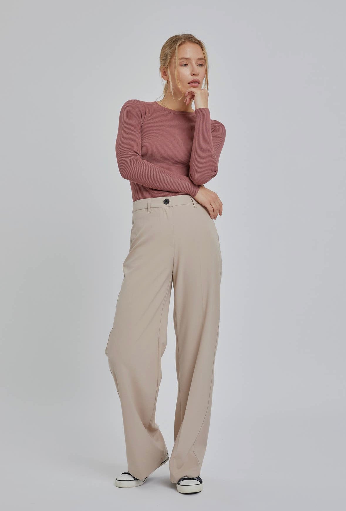 The Kimmy Sweater-Marsala