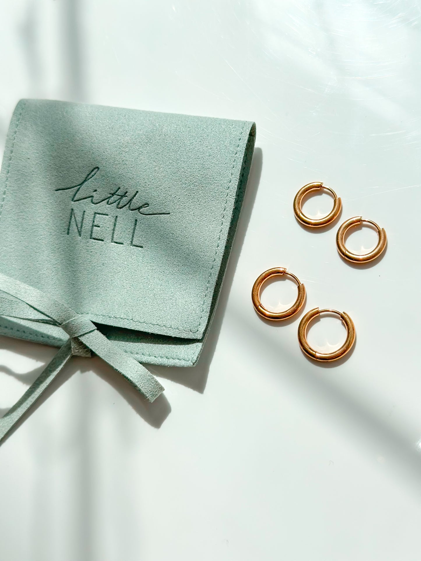 12mm Rounded Hoop Earrings