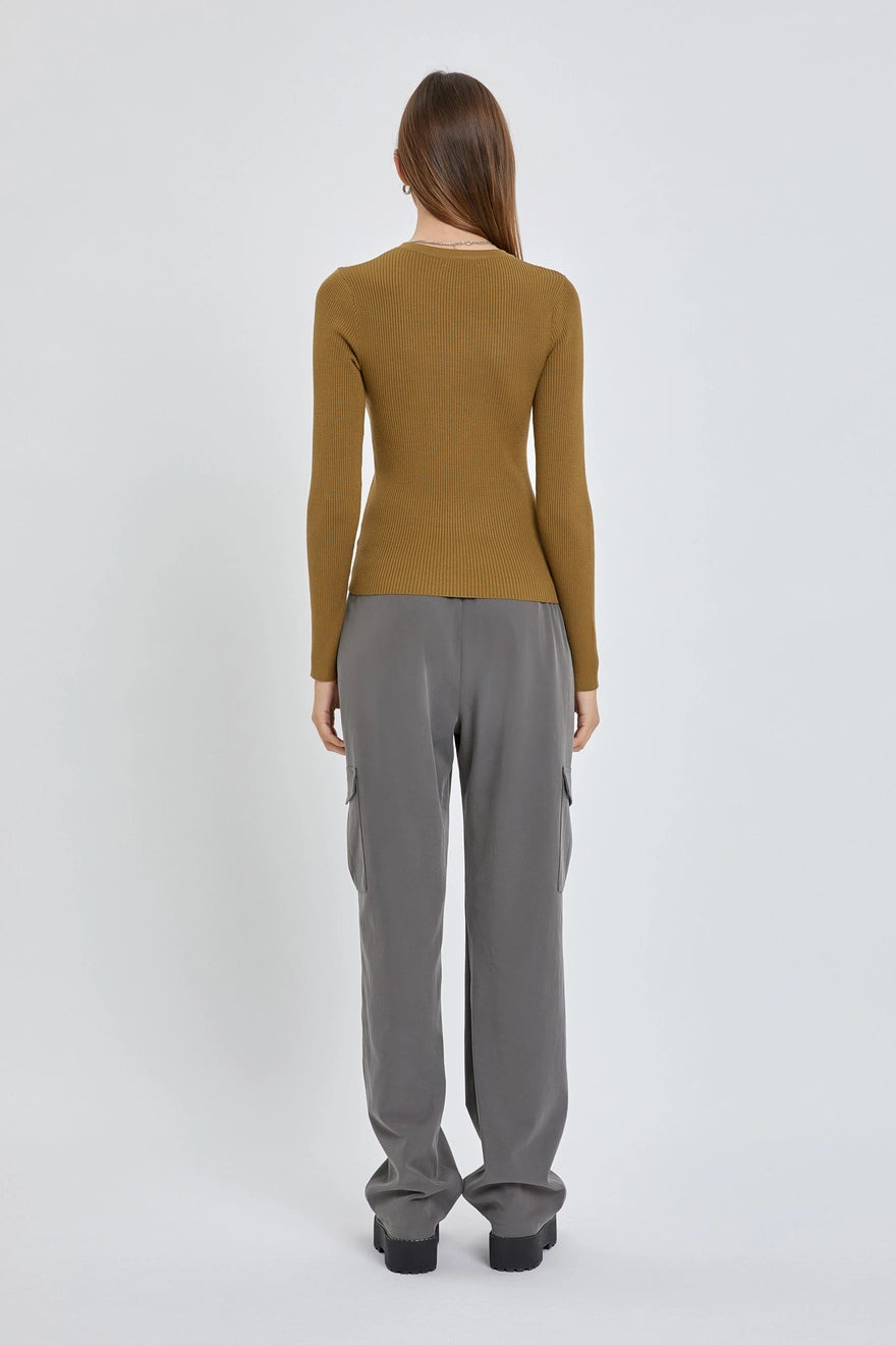The Kimmy Sweater-Olive
