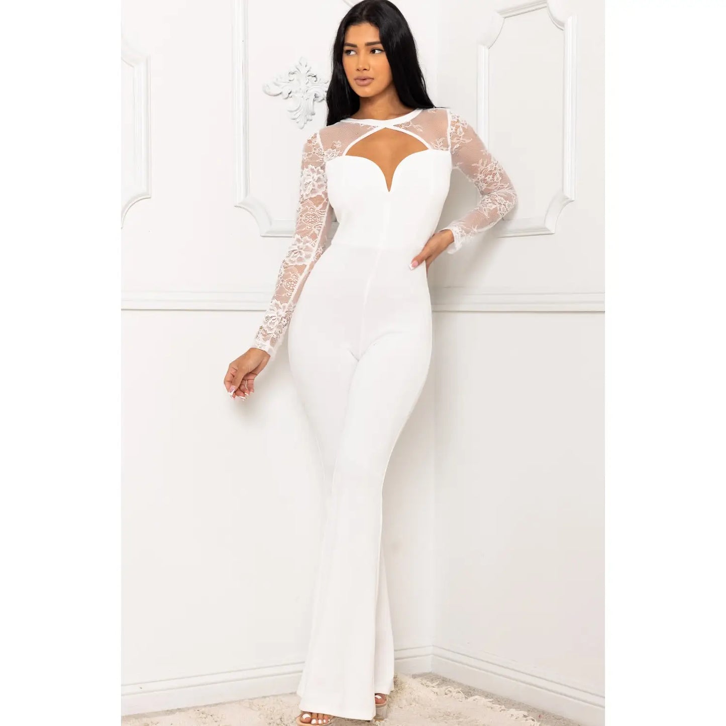 Mina Lace Jumpsuit - FINAL SALE
