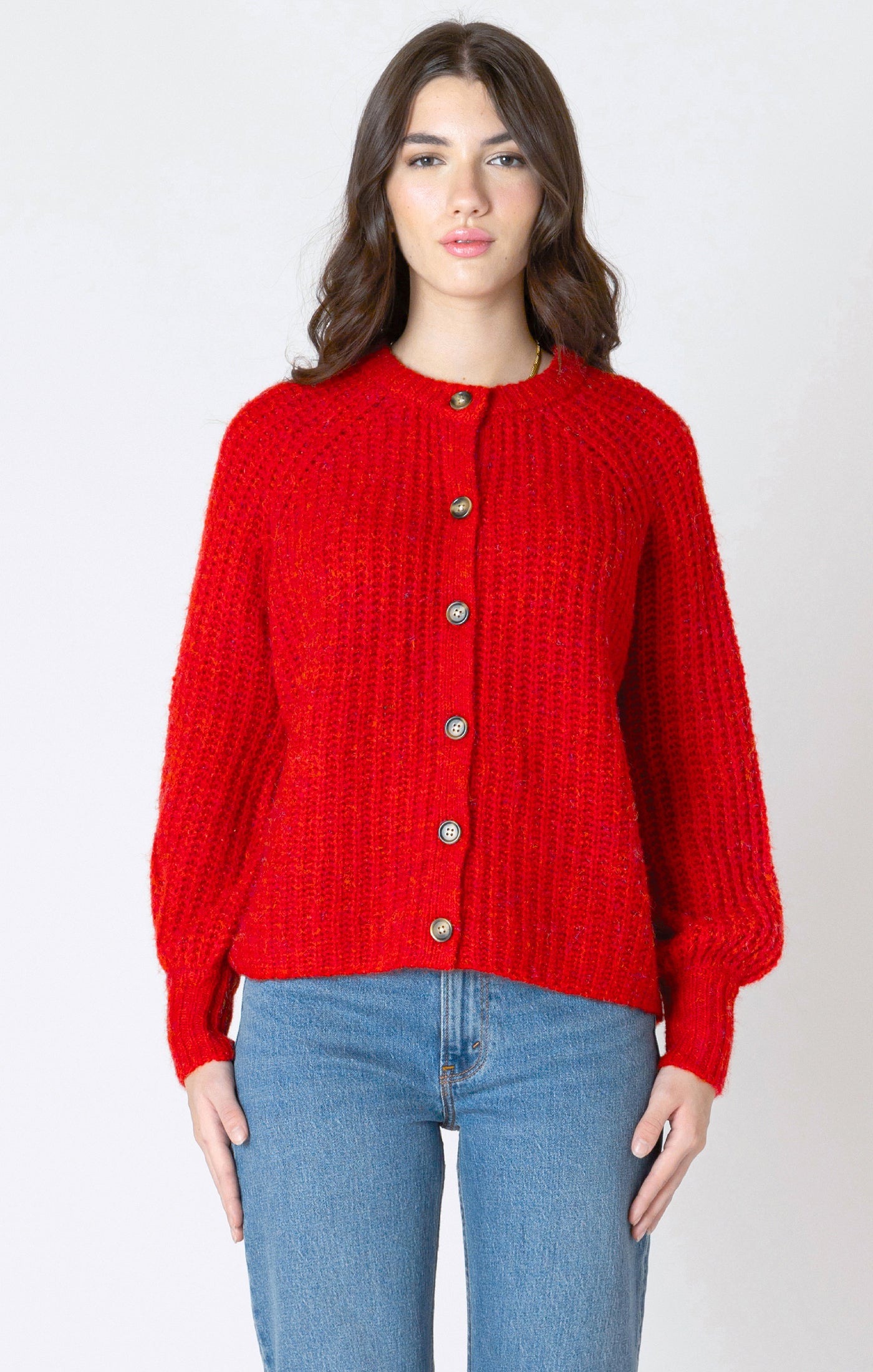 Francie Cardigan in Red