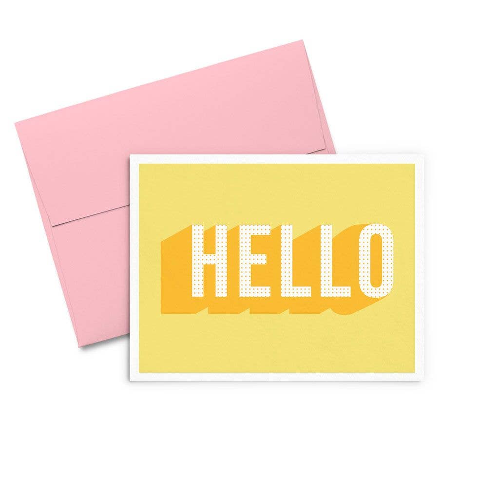 Hello Card - FINAL SALE