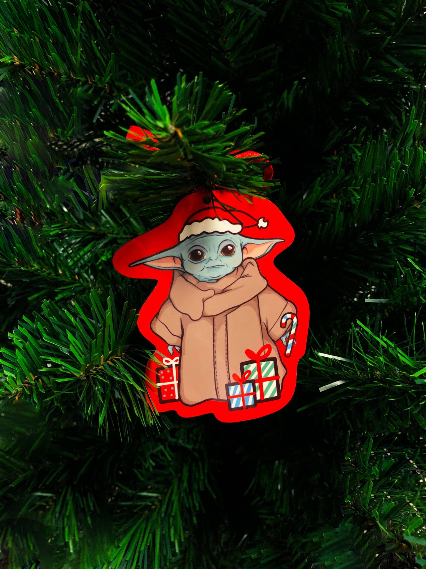 Baby Yoda Christmas Ornament