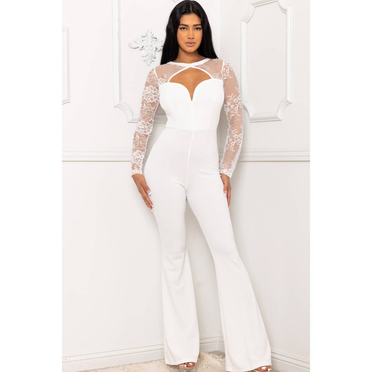 Mina Lace Jumpsuit - FINAL SALE
