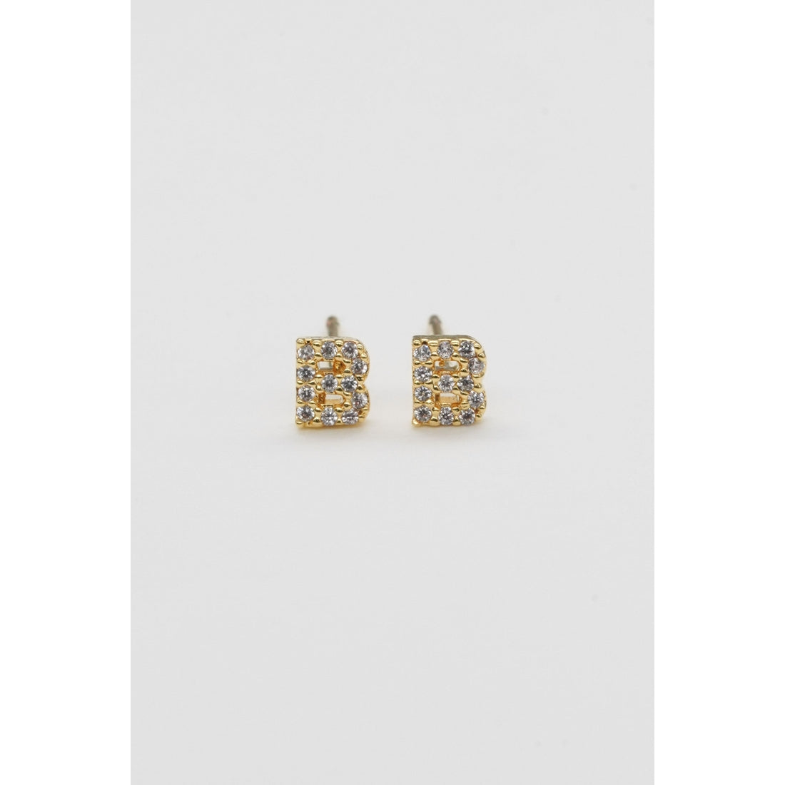 Shiny Initial Studs