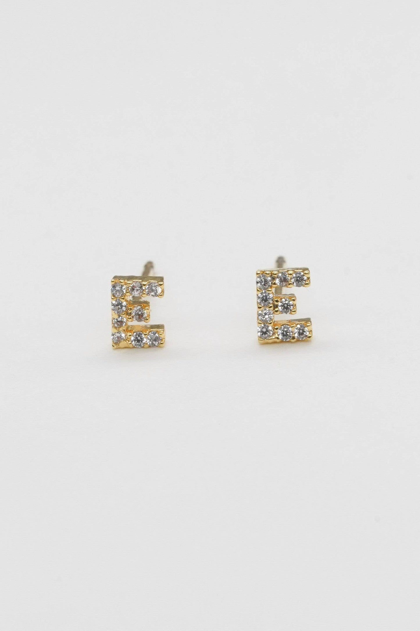 Shiny Initial Studs