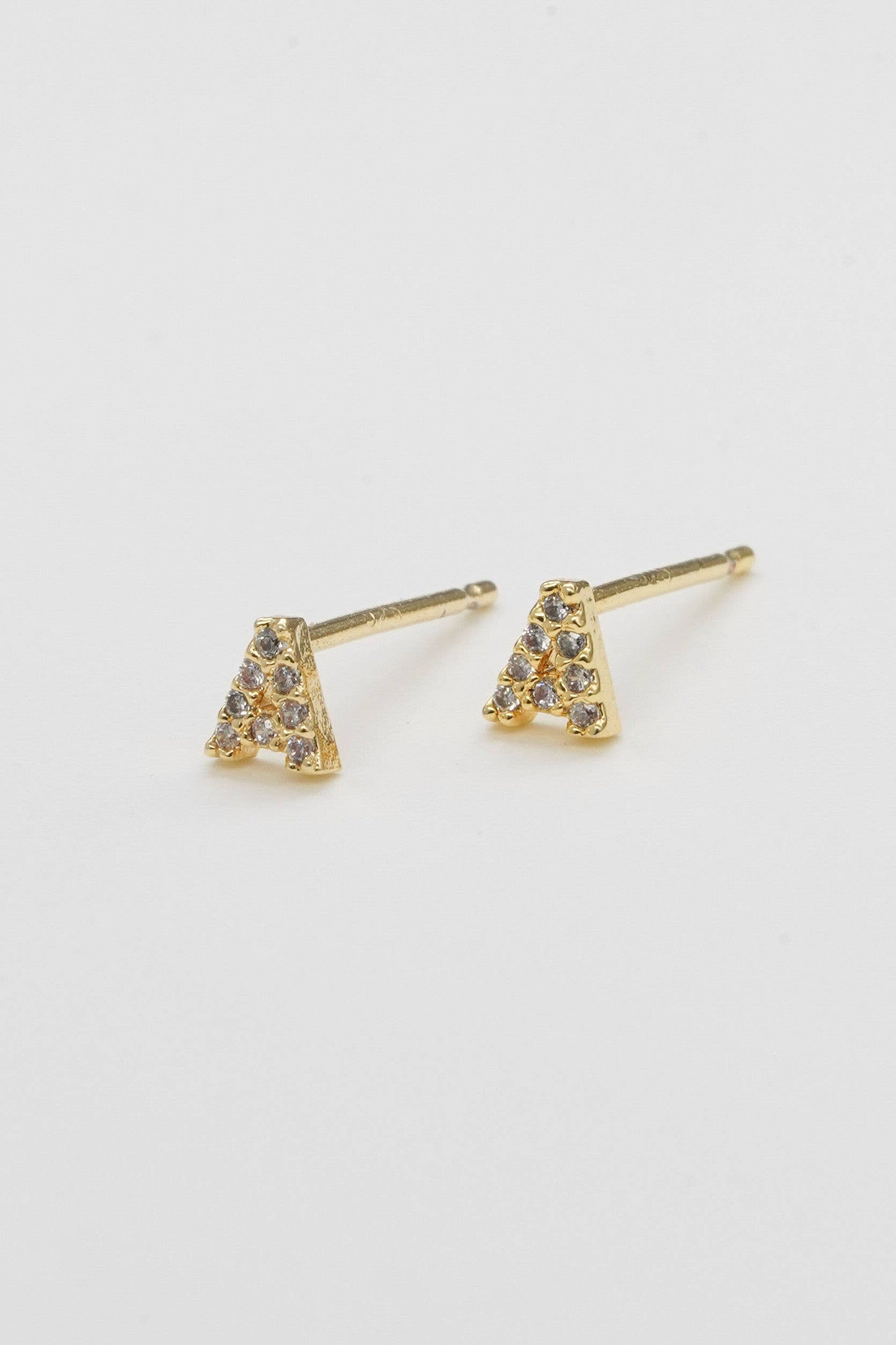 Shiny Initial Studs