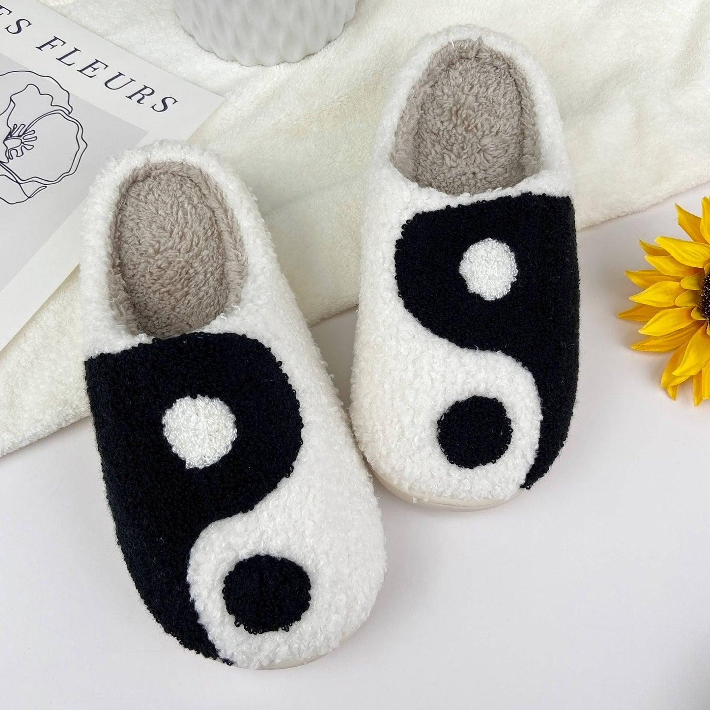 Yin-Yang Slippers - FINAL SALE