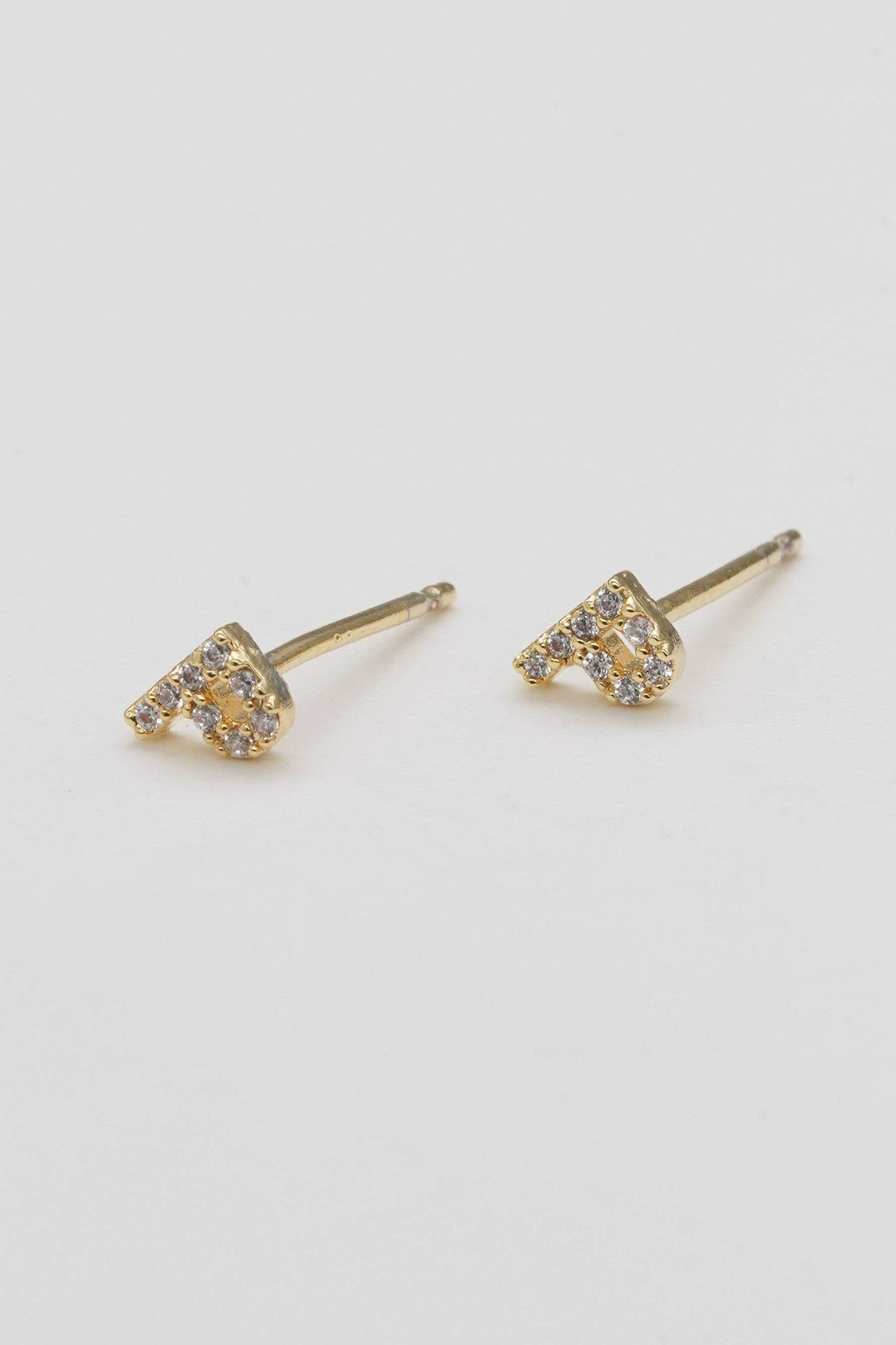 Shiny Initial Studs