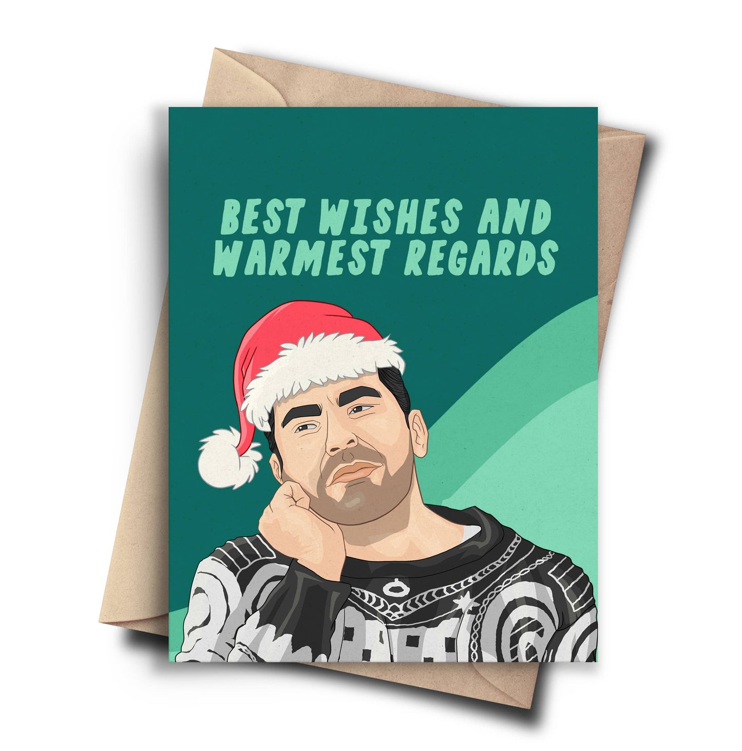 Best Wishes Schitt's Creek Funny Christmas Card