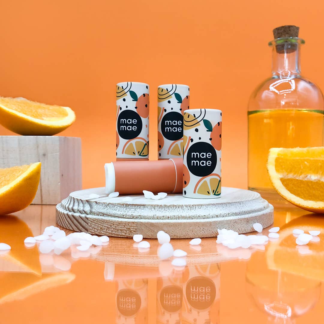 Maemae Orange Natural Lip Balm