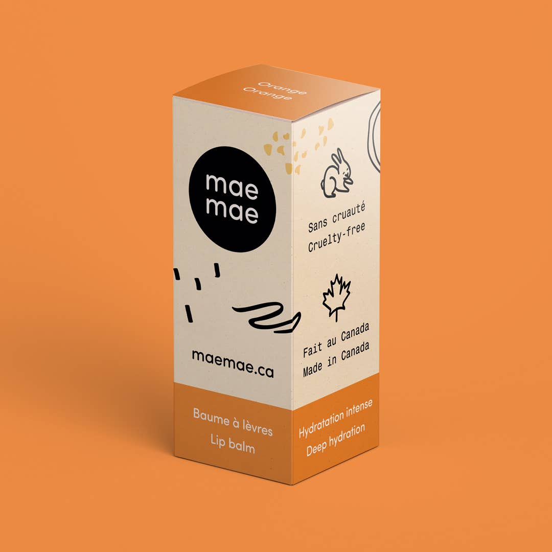 Maemae Orange Natural Lip Balm