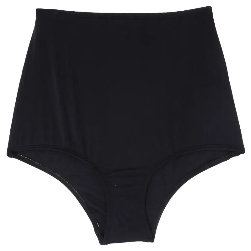 Bermudes Black Extra High Waist Bikini Bottom - FINAL SALE