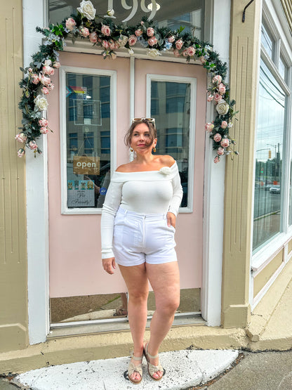 Larissa Rose Off the Shoulder Sweater-FINAL SALE