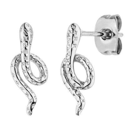 Looping Snake Earrings