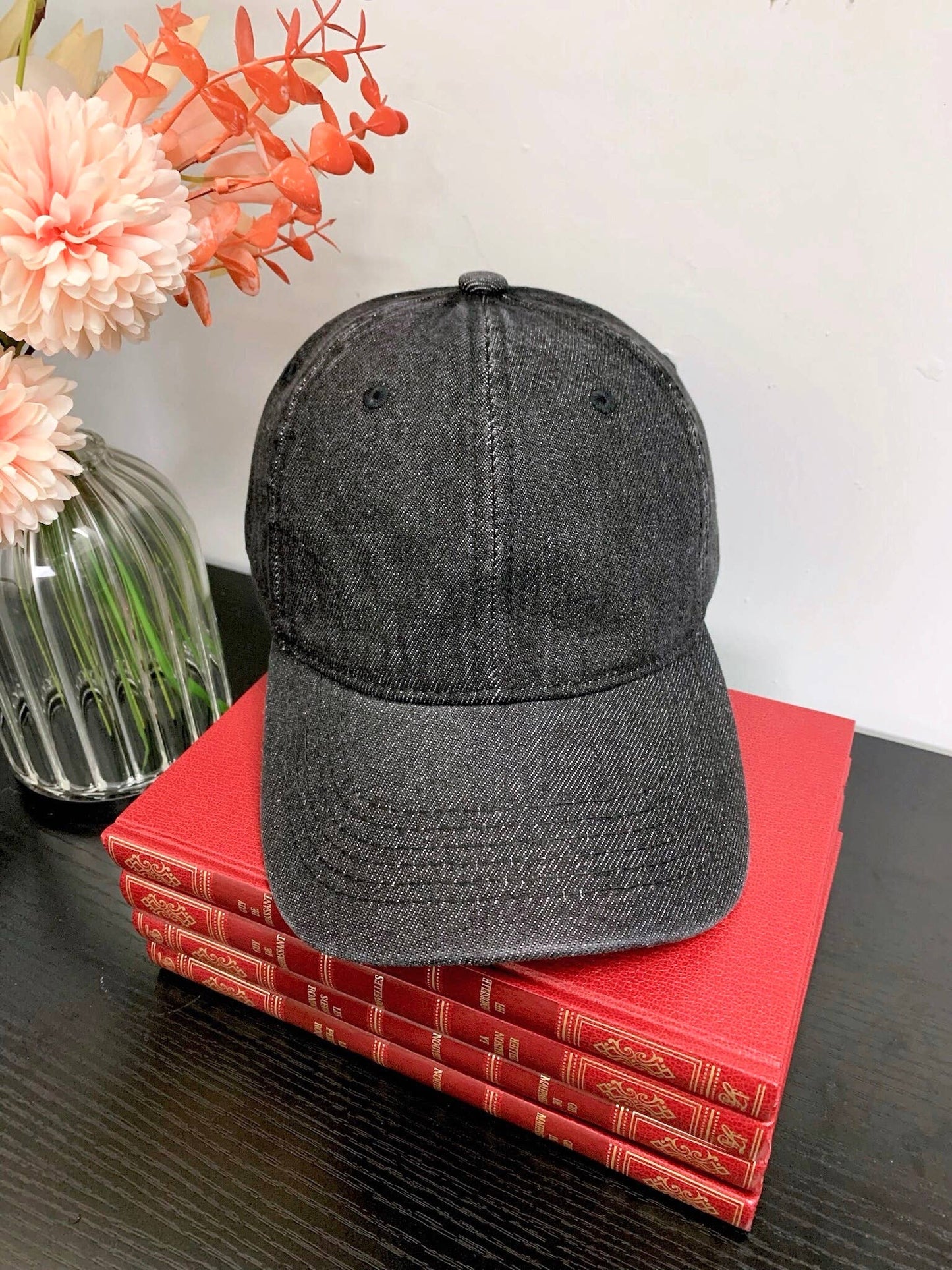 Black Denim Hat