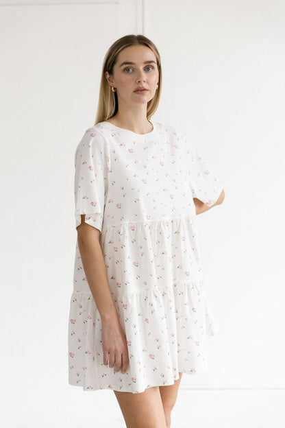 Floral Tiered Dress