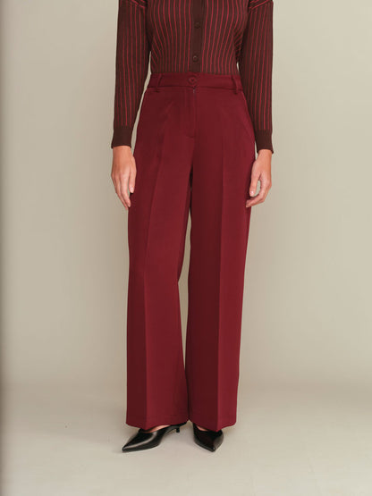 Alex Pants in Burgundy