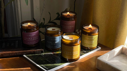 Lemon Peel and Rich Oud Scented Candle