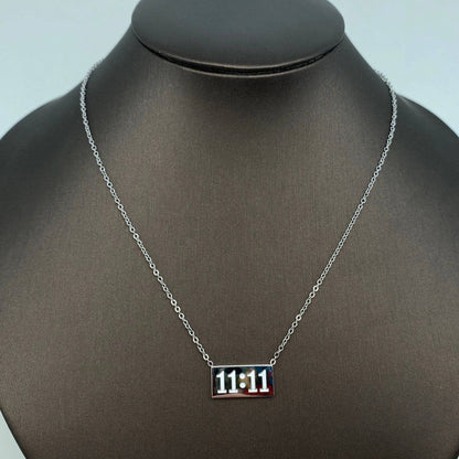 11:11 Necklace in Silver