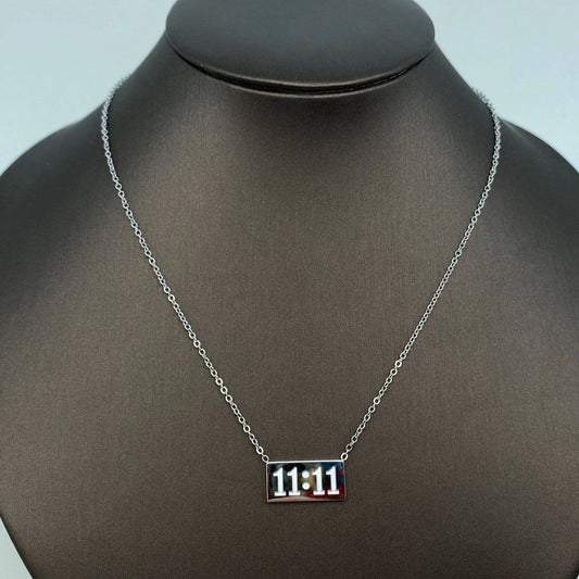 11:11 Necklace in Silver