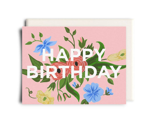 Floral Birthday Card